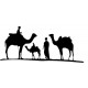 Wandtattoo Reiter mit Kamelen