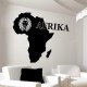 Wandtattoo Afrika Landkarte