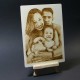 Foto auf Holz graviert, Lasergravur, personalisiert